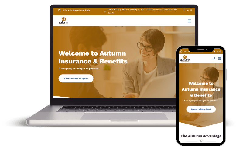 Autumn Insurance website