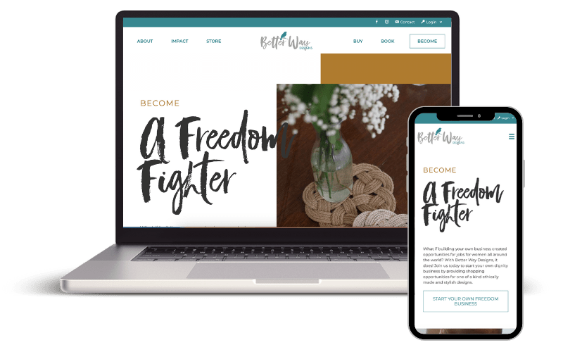 Better Way Designs website