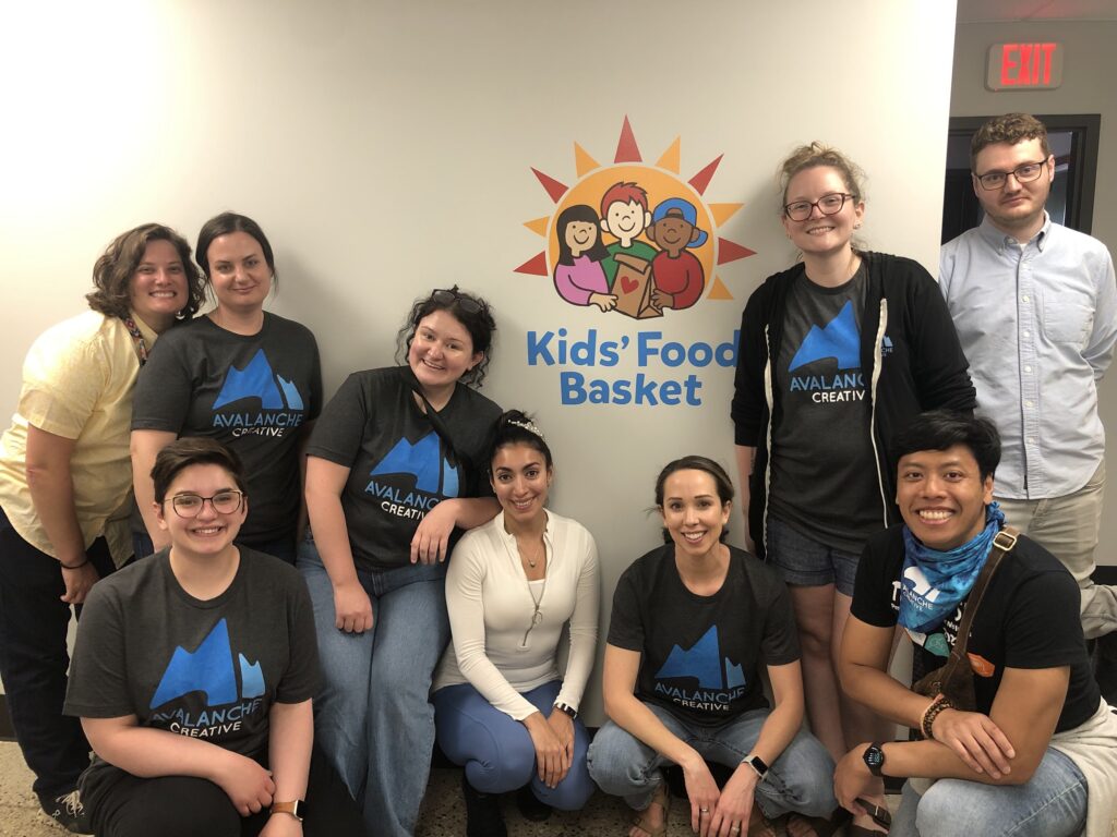 Kids' Food Basket Volunteer Work