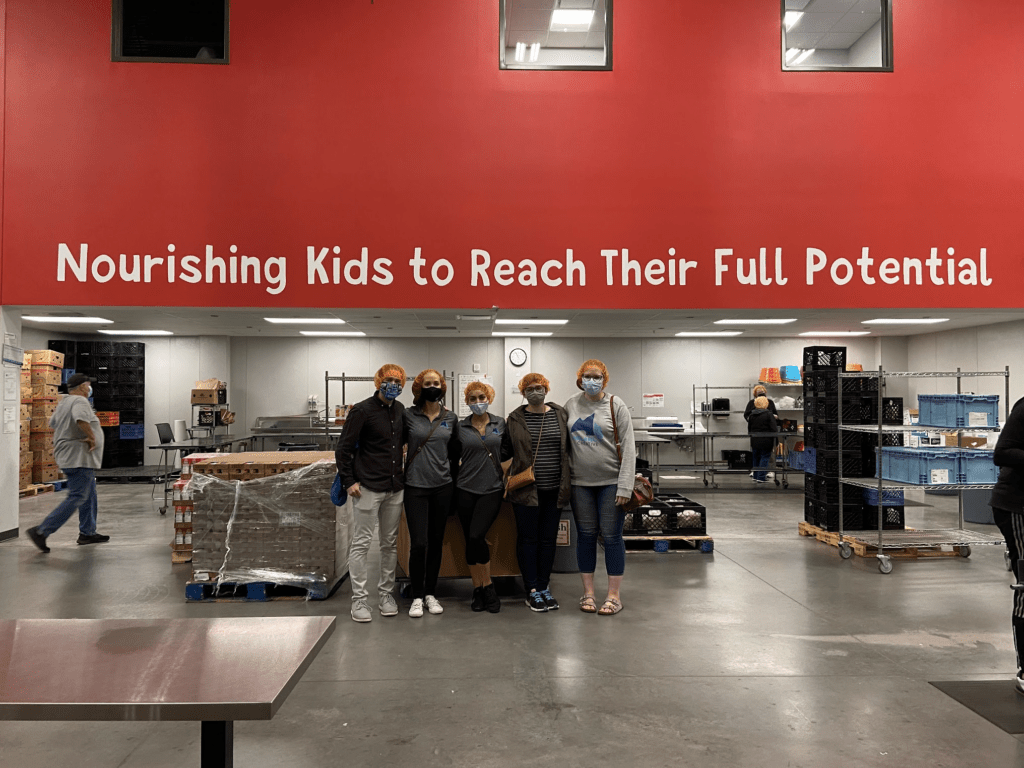 The Avalanche Team volunteering at Kids Food Basket 2021